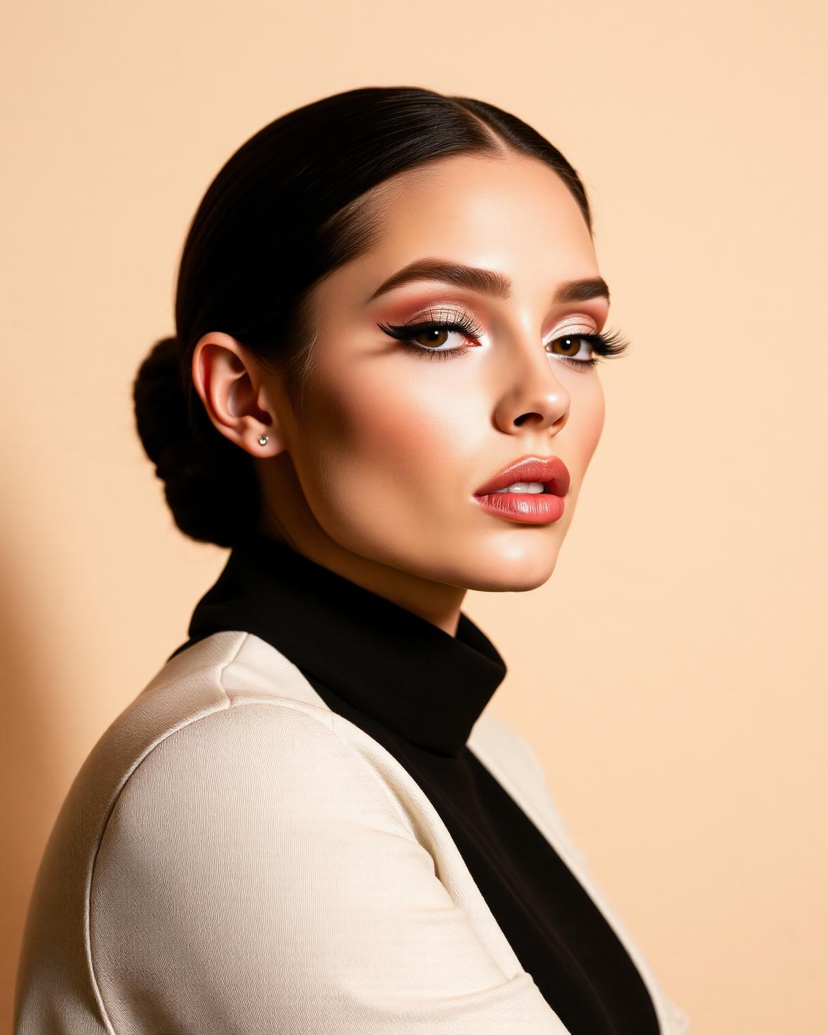 Ritratto beauty editoriale — Valeria Rahimi